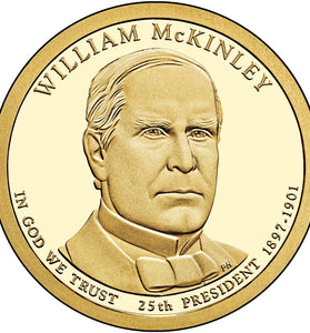 2013-S PROOF WILLIAM MCKINLEY PRESIDENTIAL DOLLAR