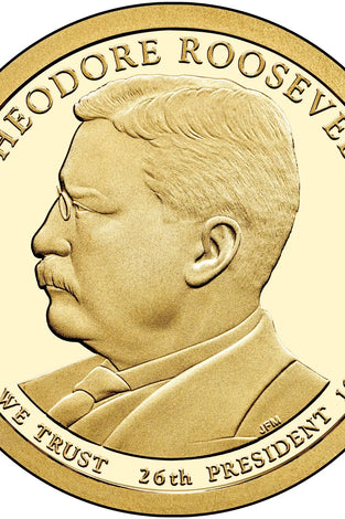 2013-S PROOF THEODORE ROOSEVELT PRESIDENTIAL DOLLAR