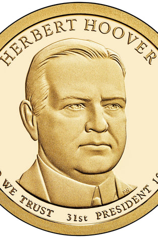 2014-S PROOF HERBERT HOOVER PRESIDENTIAL DOLLAR