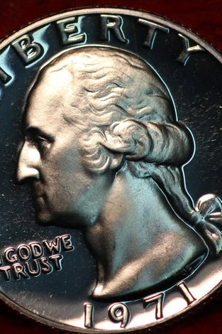 1971-S CLAD PROOF WASHINGTON QUARTER
