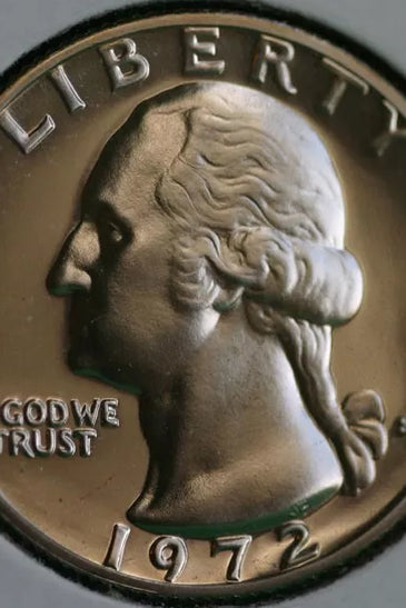 1972-S CLAD PROOF WASHINGTON QUARTER
