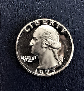 1973-S CLAD PROOF WASHINGTON QUARTER