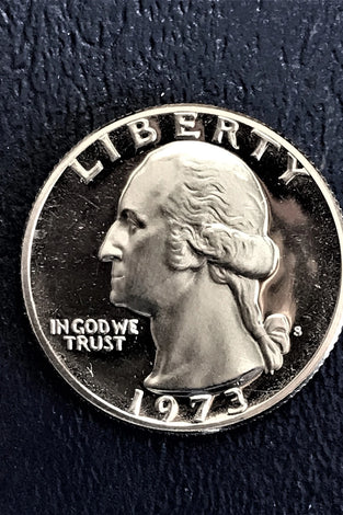 1973-S CLAD PROOF WASHINGTON QUARTER