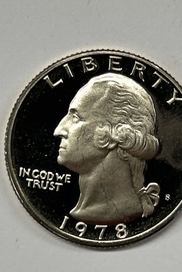 1978-S CLAD PROOF WASHINGTON QUARTER