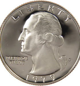 1979-S CLAD PROOF WASHINGTON QUARTER TYPE 2