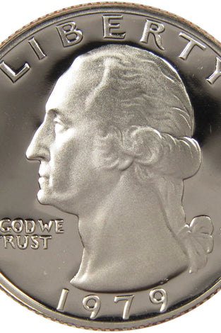 1979-S CLAD PROOF WASHINGTON QUARTER TYPE 2