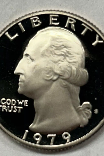 1979-S CLAD PROOF WASHINGTON QUARTER TYPE 1
