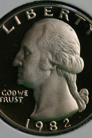 1982-S CLAD PROOF WASHINGTON QUARTER