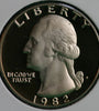 1982-S CLAD PROOF WASHINGTON QUARTER