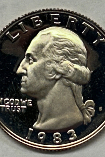 1983-S CLAD PROOF WASHINGTON QUARTER