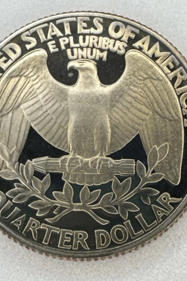 1986-S CLAD PROOF WASHINGTON QUARTER