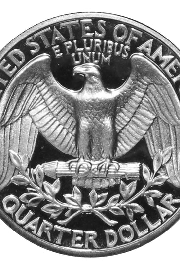 1987-S CLAD PROOF WASHINGTON QUARTER
