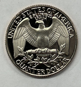 1991-S CLAD PROOF WASHINGTON QUARTER