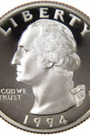 1994-S CLAD PROOF WASHINGTON QUARTER