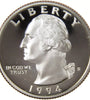 1994-S CLAD PROOF WASHINGTON QUARTER