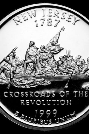 1999-S CLAD PROOF NEW JERSEY STATE QUARTER