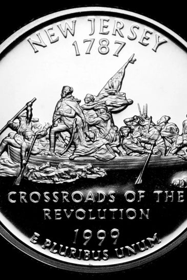 1999-S CLAD PROOF NEW JERSEY STATE QUARTER