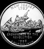1999-S CLAD PROOF NEW JERSEY STATE QUARTER