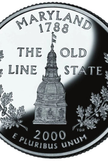 2000-S CLAD PROOF MARYLAND STATE QUARTER
