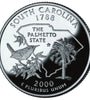 2000-S CLAD PROOF SOUTH CAROLINA STATE QUARTER