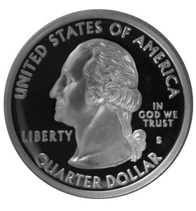 2001-S CLAD PROOF NORTH CAROLINA STATE QUARTER