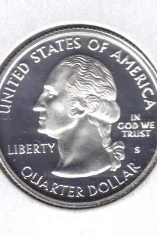 2001-S CLAD PROOF VERMONT STATE QUARTER