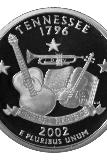 2002-S CLAD PROOF TENNESSEE STATE QUARTER