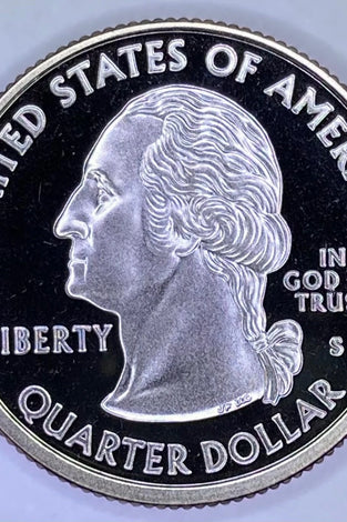 2002-S CLAD PROOF OHIO STATE QUARTER