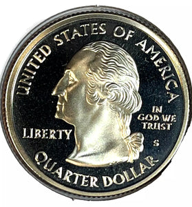2004-S CLAD PROOF TEXAS STATE QUARTER