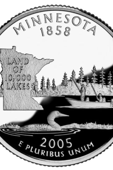 2005-S CLAD PROOF MINNESOTA STATE QUARTER