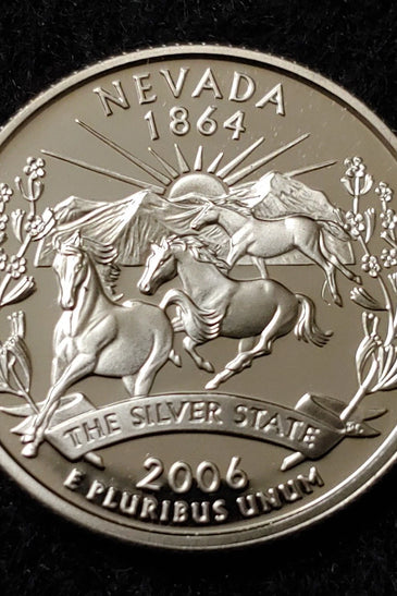 2006-S CLAD PROOF NEVADA STATE QUARTER