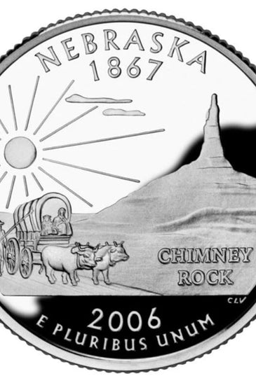 2006-S CLAD PROOF NEBRASKA STATE QUARTER