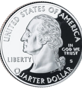 2007-S CLAD PROOF WASHINGTON STATE QUARTER