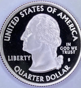 2008-S CLAD PROOF ARIZONA STATE QUARTER