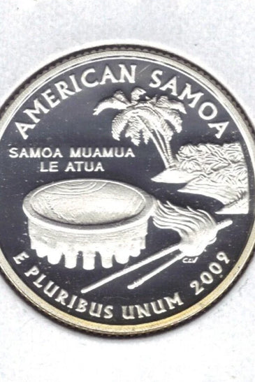 2009-S CLAD PROOF AMERICAN SAMOA STATE QUARTER