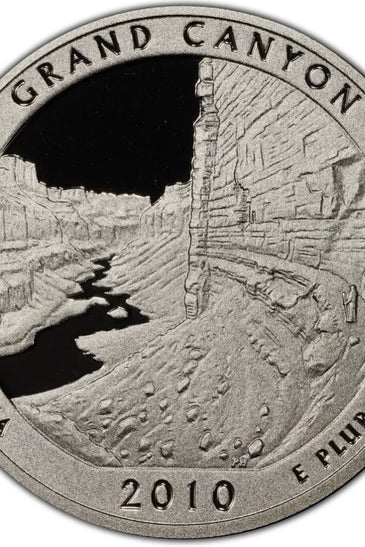 2009-S CLAD PROOF GRAND CANYON STATE PARK QUARTER