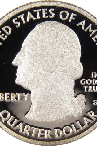 2009-S CLAD PROOF  YELLOWSTONE STATE PARK QUARTER