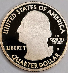 2010-S CLAD PROOF HOT SPRINGS ARKANSAS STATE PARK QUARTER