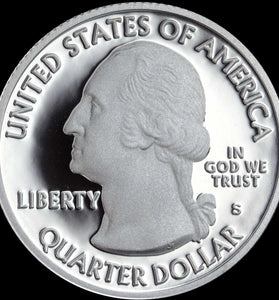 2010-S CLAD PROOF YOSEMITE CALIFORNIA STATE PARK QUARTER