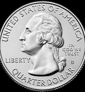 2010-S CLAD PROOF MOUNT HOOD OREGON STATE PARK QUARTER