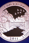 2011-S CLAD PROOF CHICKASAW STATE PARK QUARTER