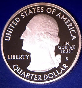 2011-S CLAD PROOF CHICKASAW STATE PARK QUARTER