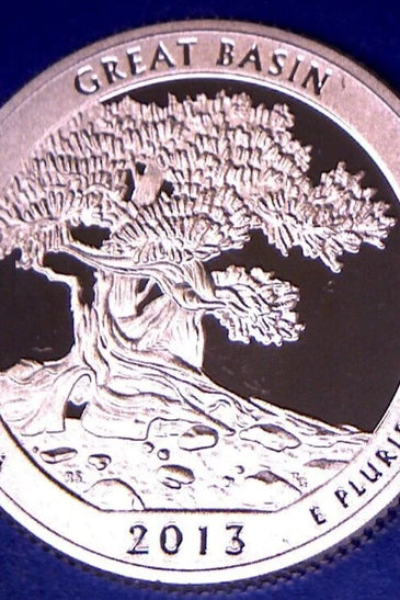 2013-S CLAD PROOF GREAT BASIN STATE PARK QUARTER