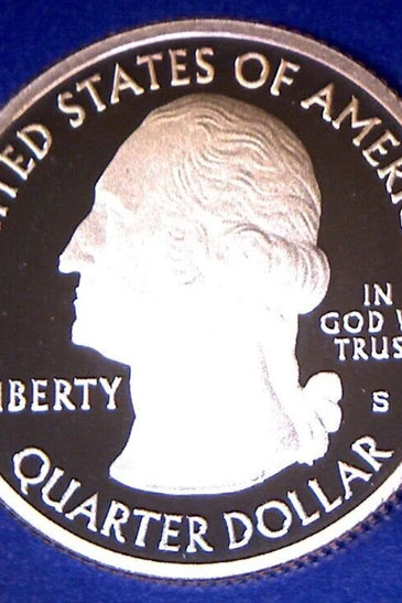 2013-S CLAD PROOF MOUNT RUSHMORE STATE PARK QUARTER