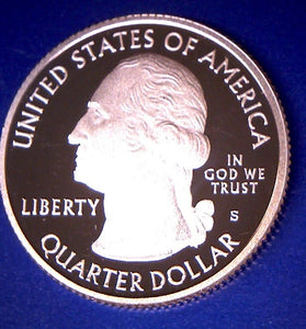 2014-S CLAD PROOF ARCHES UTAH STATE PARK QUARTER