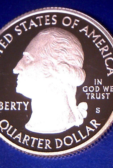 2014-S CLAD PROOF ARCHES UTAH STATE PARK QUARTER