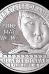2022-S CLAD PROOF AMERICAN WOMEN ANNA MAY WONG QUARTER