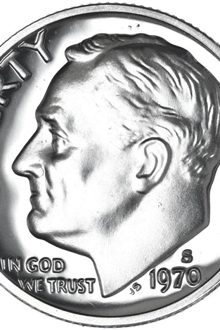 1970-S CLAD PROOF ROOSEVELT DIME