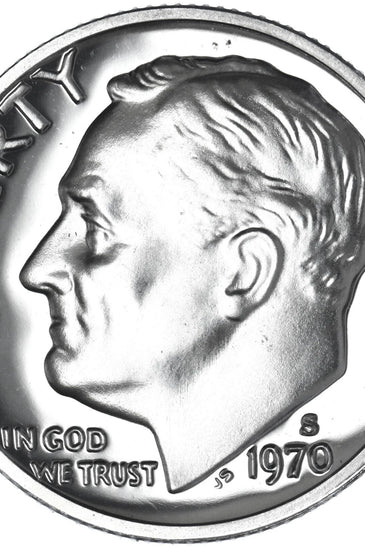 1970-S CLAD PROOF ROOSEVELT DIME