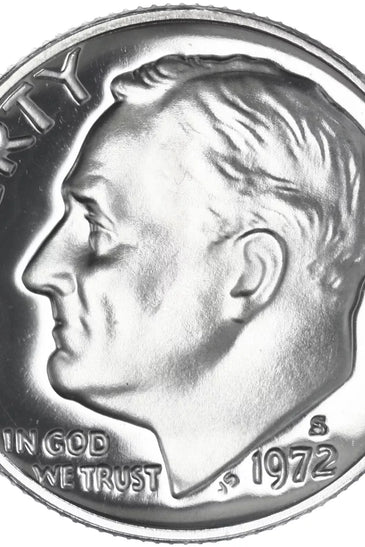 1972-S CLAD PROOF ROOSEVELT DIME